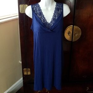 Royal blue dress, size large